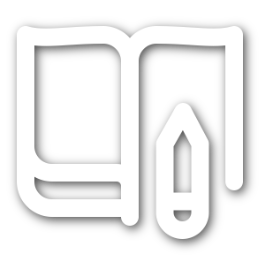 Sync Journal notebook and pencil icon